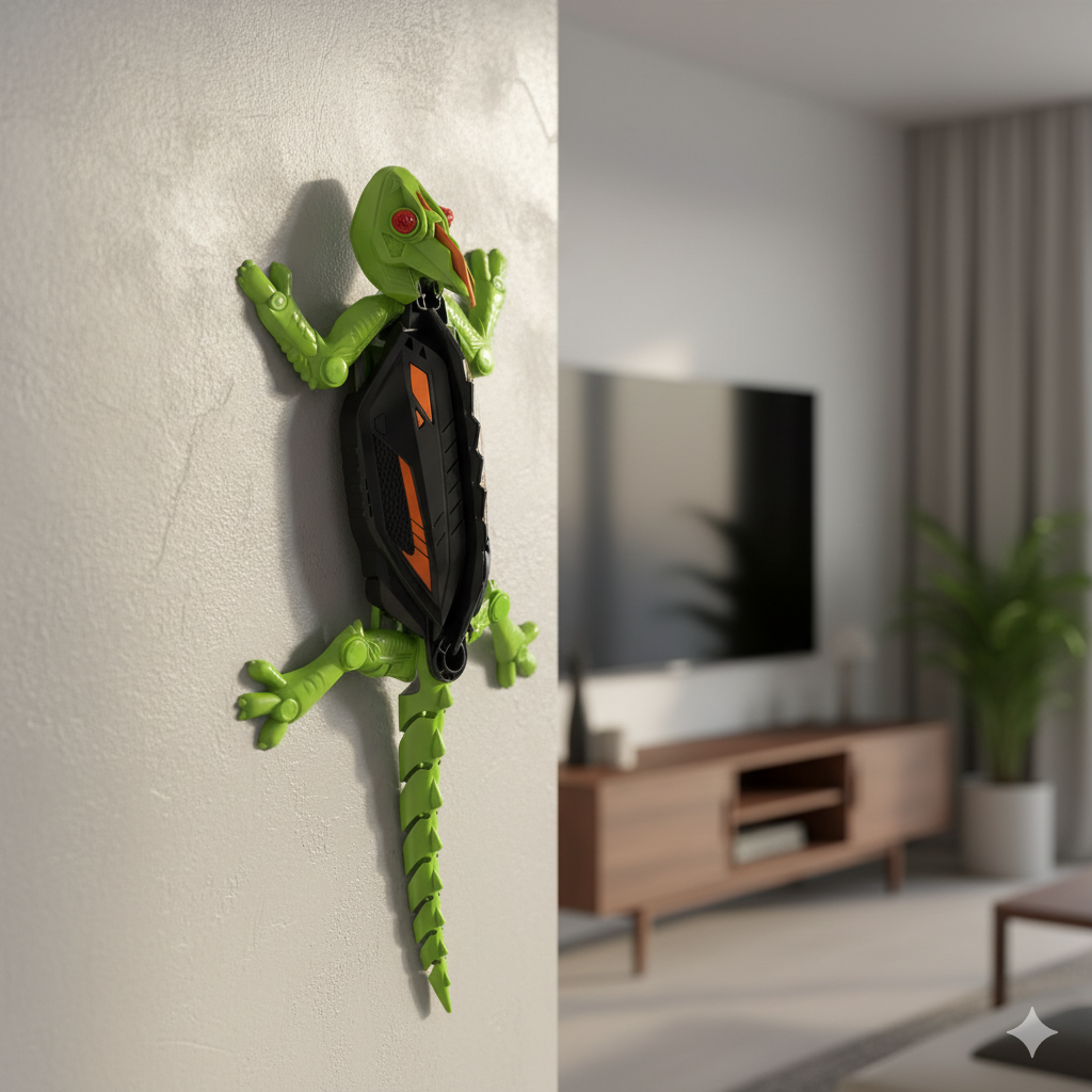 Zdalnie Sterowany Gekon Chodzący Po Ścianach