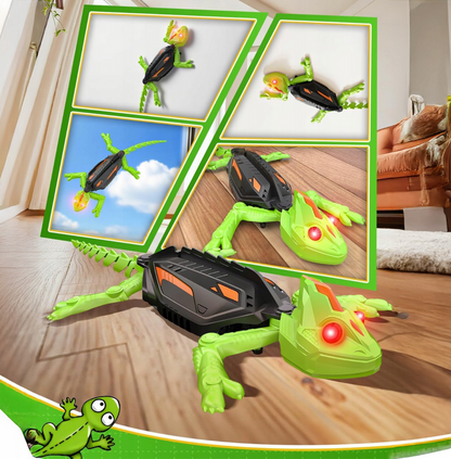 Zdalnie Sterowany Gekon Chodzący Po Ścianach