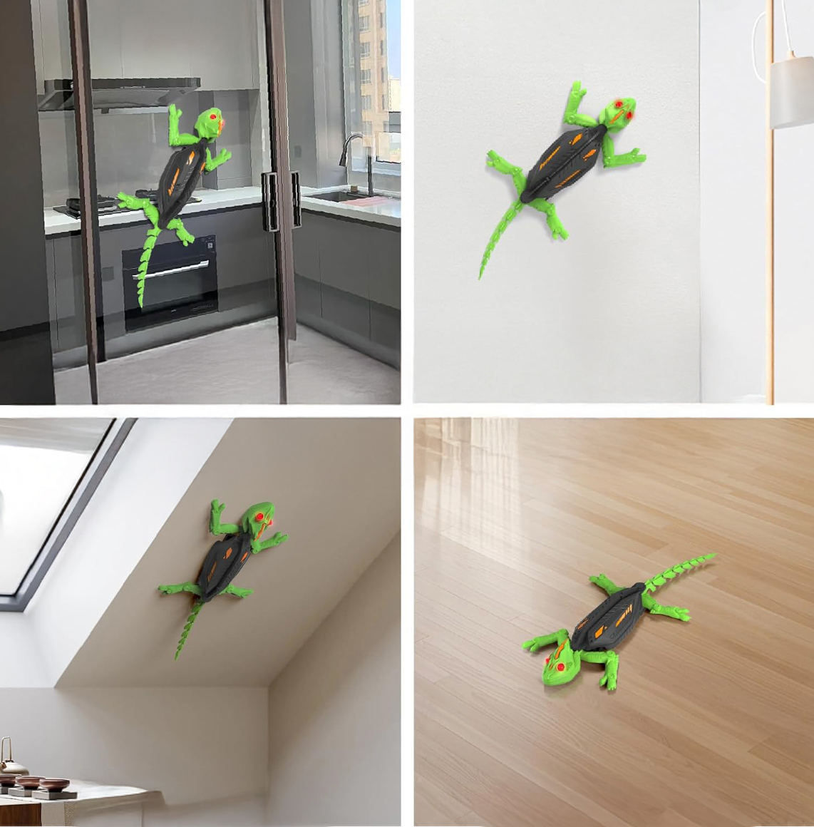 Zdalnie Sterowany Gekon Chodzący Po Ścianach